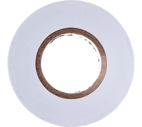 Изолента ПВХ UNIBOB 15 мм х 20 м, белая, 130 мкм 211764