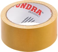 Двусторонняя лента TUNDRA 48 мм х 10 м, клейкая, на тканевой основе 4648658