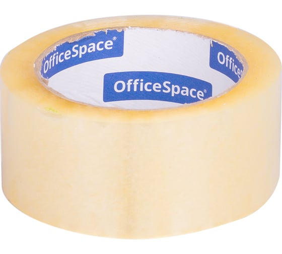 Упаковочная клейкая лента Office Space 48 мм х 100 м, 45 мкм ШК КЛ_6964 1