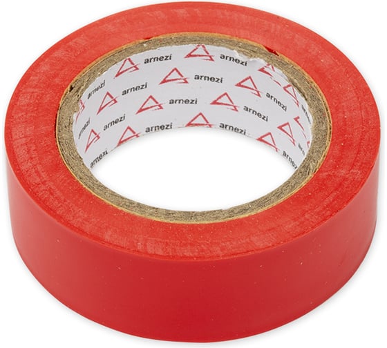 Изолента Arnezi ПВХ, 19 мм х 10 м, толщина 130 мкм, красная R8030502