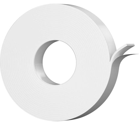 Монтажная клейкая лента двусторонняя Контакт белая, 19 мм, 5 м 25937