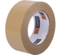 Лента из крафт бумаги для склеивания картона SV Tapes KT R1 25 мм х 50 м, синтетический каучук KTR1002