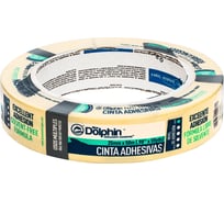 Многофункциональная малярная лента Blue Dolphin  Masking Tape желтая, 25мм х 50м 01-7-12 ST627