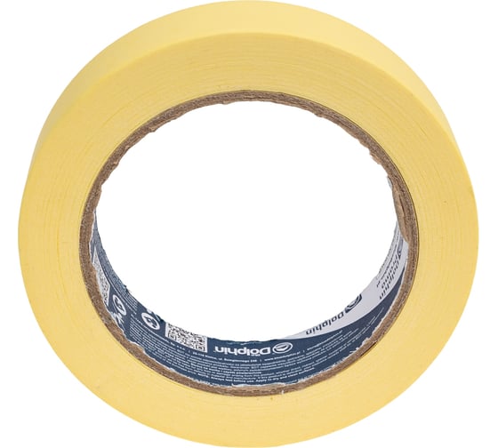 Многофункциональная малярная лента Blue Dolphin  Masking Tape желтая, 25мм х 50м 01-7-12 ST627