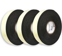 Изолента OXION высоковольтная, самослипающаяся, самоспекающаяся, 22ммх10м, черная, 3 шт. в упаковке, арт. OX-RTHVSF10M-3PCS