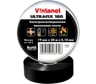 Изолента виниловая VINTANET морозостойкая ULTRAFIX180 черная, рулон 19 мм х 20 м UF180BL1920