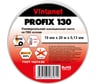 Изолента ПВХ универсальная VINTANET PROFIX130 белая, рулон 19 мм x 20 м PF130W1920
