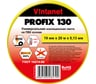 Изолента ПВХ универсальная VINTANET PROFIX130 желтая, рулон 19 мм x 20 м PF130Y1920