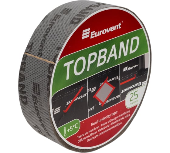 Лента Eurovent 50 мм, 25 м TOPBAND