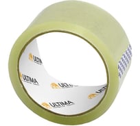 Лента клейкая упаковочная ULTIMA, 40 мкм, прозрачная, 50 мм х 57 м Ulttapetr5057_МАРКИРОВКА