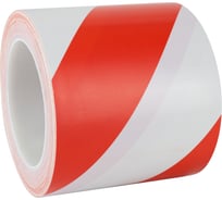 Лента односторонняя ПВХ для разметки Vintanet 911 красно-белая, 190 мкм, 100мм х 33м 911WR 100MMХ33M