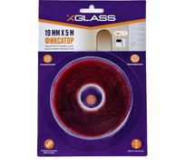 Клейкая двусторонняя НАНО лента XGLASS прозрачная 19мм х 5м 160546