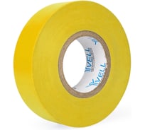 Изолента ПВХ Vell желтая, 19 мм х 20 м 1376516