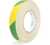Универсальная противоскользящая лента Vell желто-зеленая (25 мм х 18,3 м) 1376553