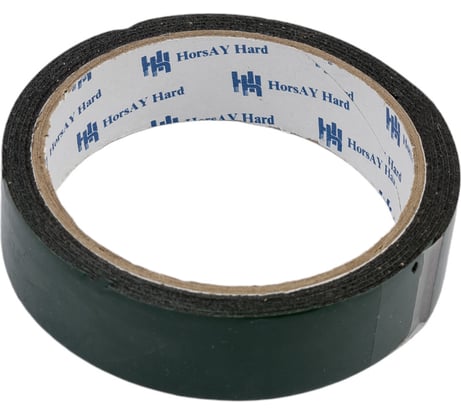 Клейкая двухсторонняя монтажная лента HorsAY Hard усиленная, 25 мм x 1.5 м 2709-013