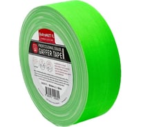 Клейкая лента DGTAPE ultraMATT - Гаффа тейп 50мм/50м - Зеленый (светится в ультрафиолете) UMF50/50/G