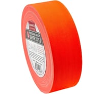 Клейкая лента DGTAPE ultraMATT - Гаффа тейп 50мм/50м - Оранжевый (светится в ультрафиолете) UMF50/50/O