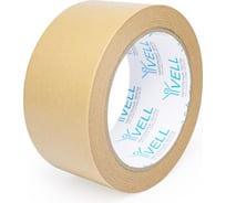Лента клейкая бумажная крафт Vell 48 мм х 30 м 1376543