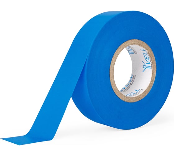 Изолента ПВХ Vell синяя, 19 мм х 20 м 1376520