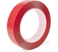 Лента клейкая двухсторонняя Vell акрил, 24 мм х 5 м, прозрачная 1376541