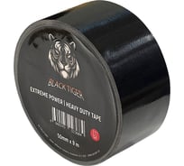 Клейкая лента DGTAPE TIGER BLACK Extreme Power - Гаффа тейп 50мм/9м - Черный EXT50/9/B