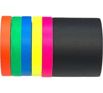 Клейкая лента DGTAPE TrueGaff - Гаффа тейп набор 5 шт. 10 мм/6 м и 1 шт. 50 мм/6 м - Micro gaffer set MGSET/B