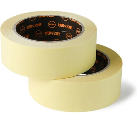 Лента маскирующая BOOMER 80С-60мин, желтая, 19ммx40м 8050/19