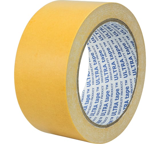 Двусторонняя клейкая лента ULTRA tape 48мм*10м на ПВХ основе 4687205075253