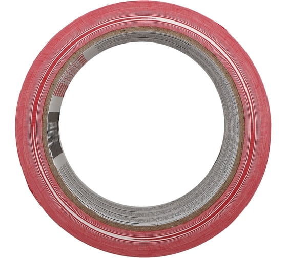 Сигнально - ограждающая лента SCLEY 80мм x 100 м, двухсторонняя, красно-белая 0370-010008