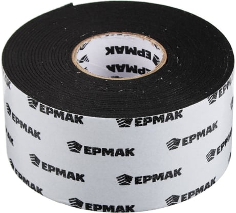 Монтажная 2-х сторонняя клеящая лента ЕРМАК для АВТО, 50 мм x 5 м, черная 472-025
