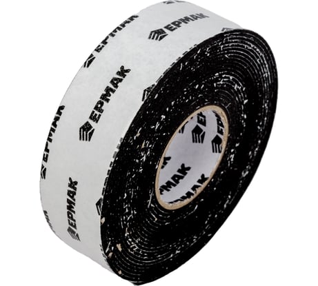 Монтажная 2-х сторонняя клеящая лента ЕРМАК для АВТО, 30 мм x 5 м, черная 472-020