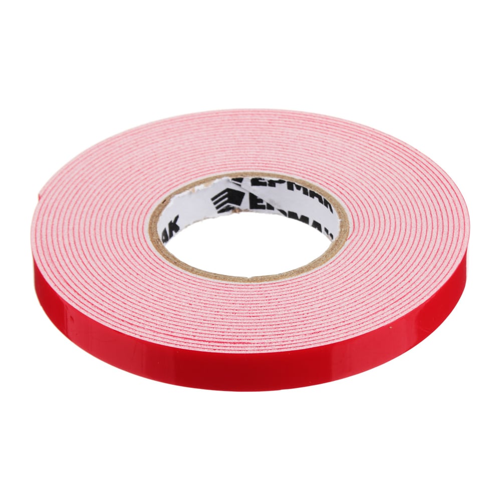 Клеящая монтажная лента ЕРМАК 2-х сторонняя, профессиональная, 10мм x ...