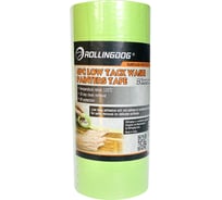 Малярная лента ROLLINGDOG Low Tack Washi Tape 24 мм х 18 м, 6 шт., для деликатных поверхностей 81389