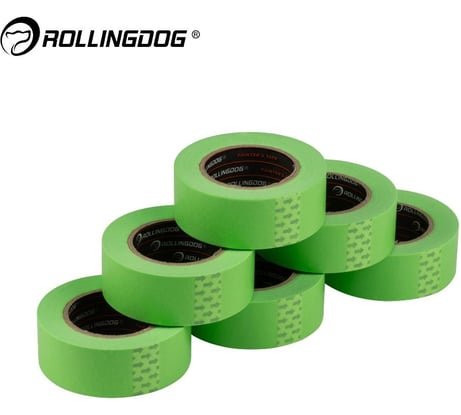 Малярная лента ROLLINGDOG Low Tack Washi Tape 24 мм х 18 м, 6 шт., для деликатных поверхностей 81389