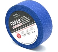 Клейкая лента бумажная крепированная DGTAPE Masking Tape Regular синяя 25мм х 23м MTR2523BL