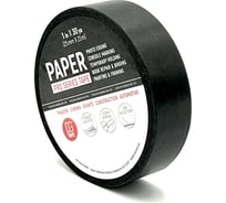Клейкая лента бумажная DGTAPE Masking Tape Professional черная 25мм х 23м MTP2523B