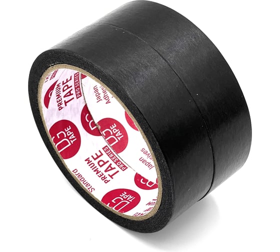 Клейкая лента бумажная DGTAPE Masking Tape Professional черная 25мм х 23м MTP2523B