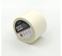 Клейкая лента бумажная крепированная DGTAPE Masking Tape Regular белая 50мм х 23м MTR5023W
