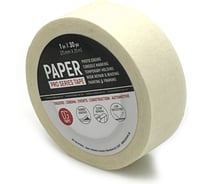 Клейкая лента бумажная крепированная DGTAPE Masking Tape Regular белая 25мм х 23м MTR2523W