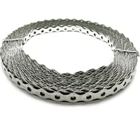 Перфорированная лента Волна Rizzel 17x0,55 мм, для вентиляции, 25 м, 5 шт. 00000234862