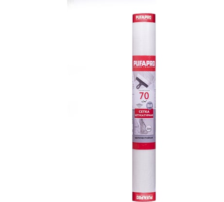 Штукатурная стеклотканевая сетка PUFAPRO 5х5 мм, 70 г/кв.м, 1 м х 30 м 71702000