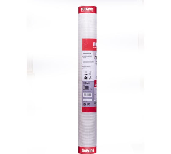 Штукатурная стеклотканевая сетка PUFAPRO 5х5 мм, 70 г/кв.м, 1 м х 30 м 71702000
