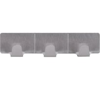 Планка с 3 крючками МУЛЬТИДОМ Стэнли стил длина 12 см DH27-96