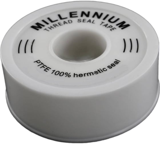 Фум лента Millennium маленькая белая (12мм-0,10мм-10м) FLMW1001