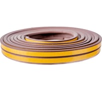 Самоклеящийся уплотнитель Remontix P 6 м, коричневый REMPВ00006