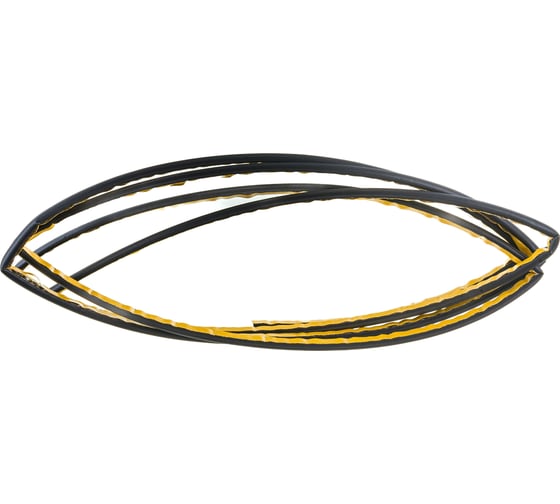 Полиуретановый уплотнитель Mebax Q-LON 9х6 мм, черный, 2,75 м 00-00001471