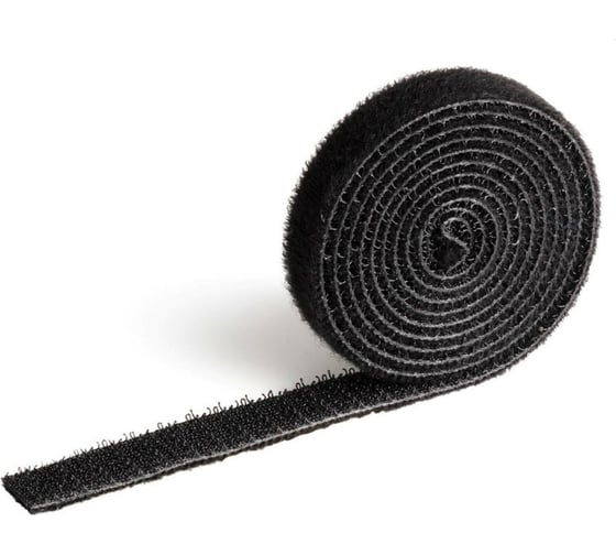 Лента на липучке для фиксации кабеля DURABLE CAVOLINE GRIP 1000х10 мм, черный 503101