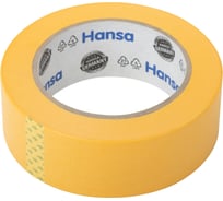 Малярная лента HANSA Professional из японской рисовой бумаги для точных краев, желтая, 38 мм x 50 м 701238