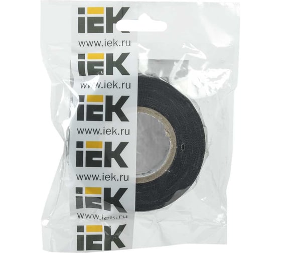 Изолента Х/Б IEK 19 мм, 7 м UIZ-XB-19-7-K02