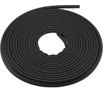 Уплотнитель TPE Политех черный, 8.6х11.1х6 мм, 6 м 6504371